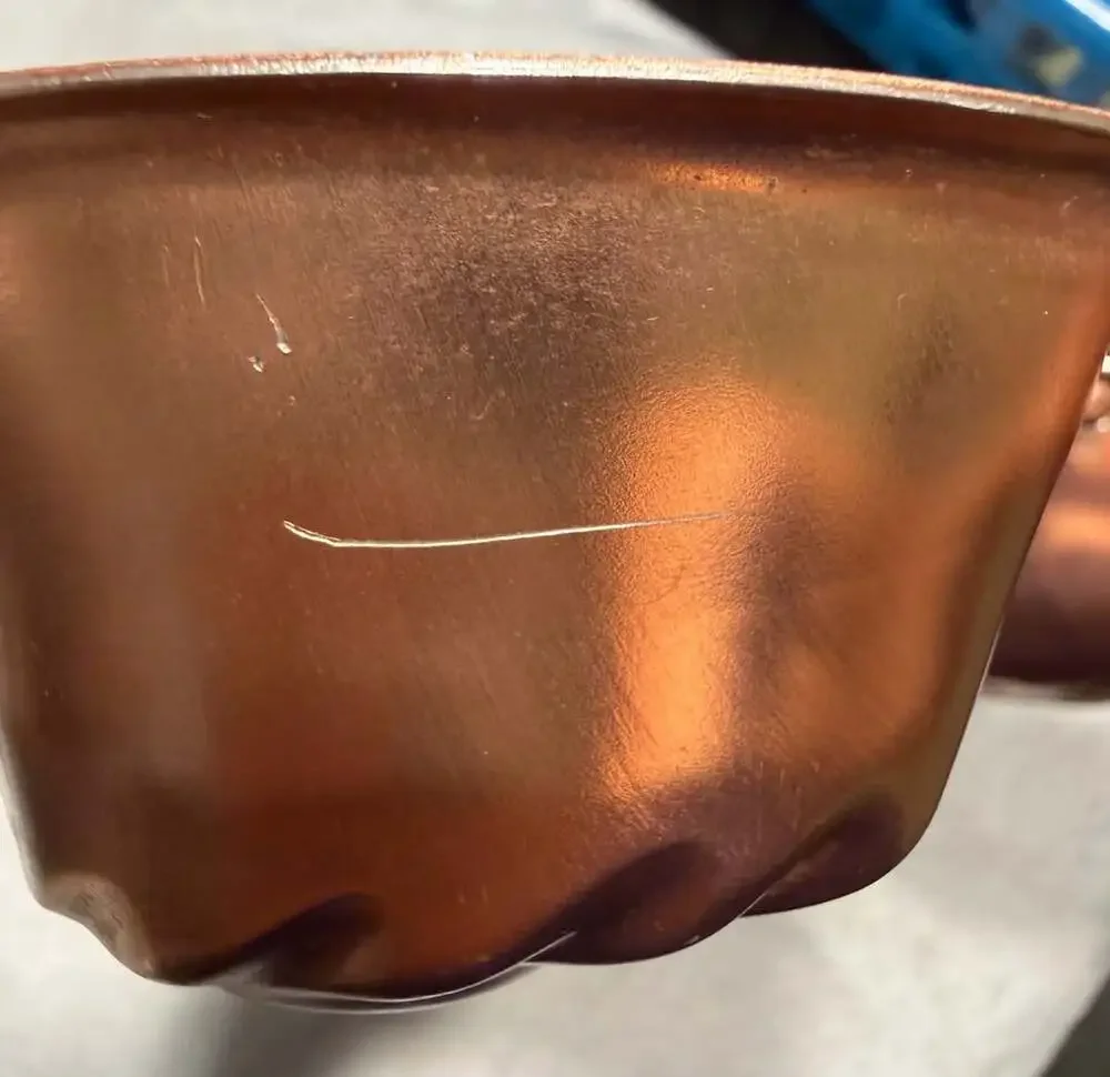Vintage Copper Colored Aluminum Rooster Mold